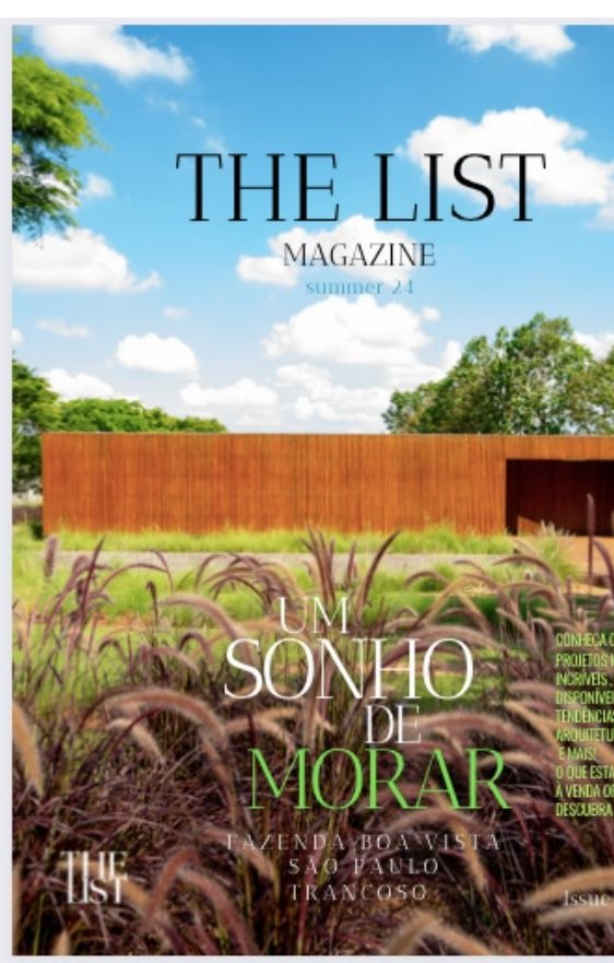Capa The List Magazine — Um Sonho de Morar
